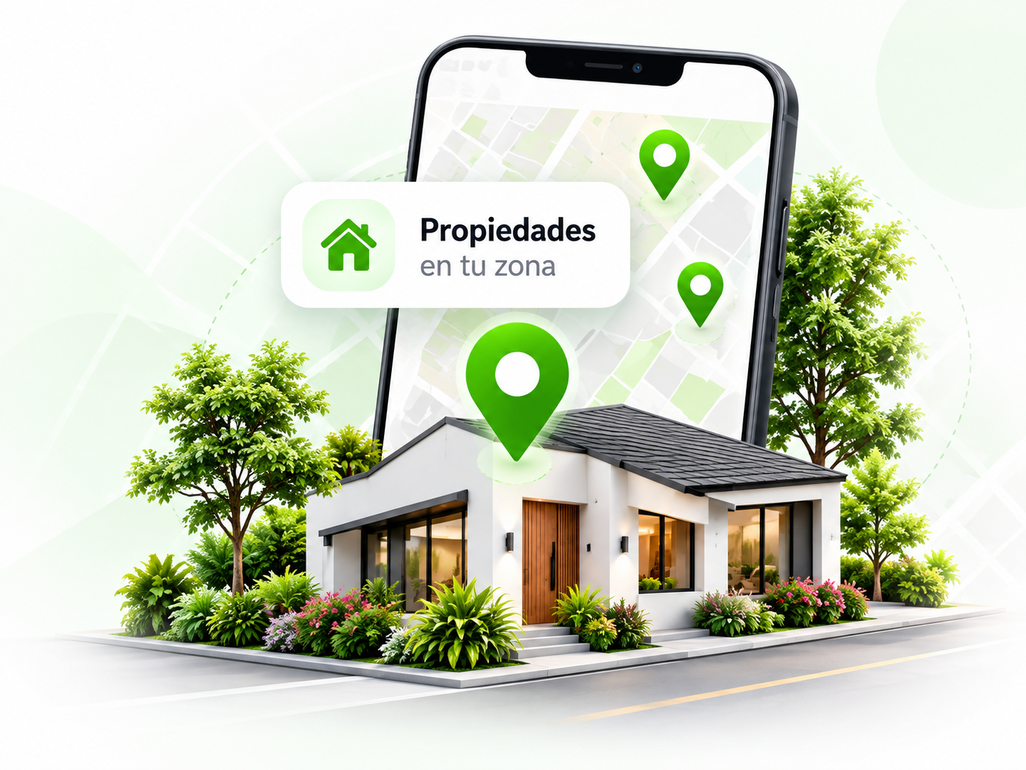Buscar propiedades por geolocalización en Inmositio